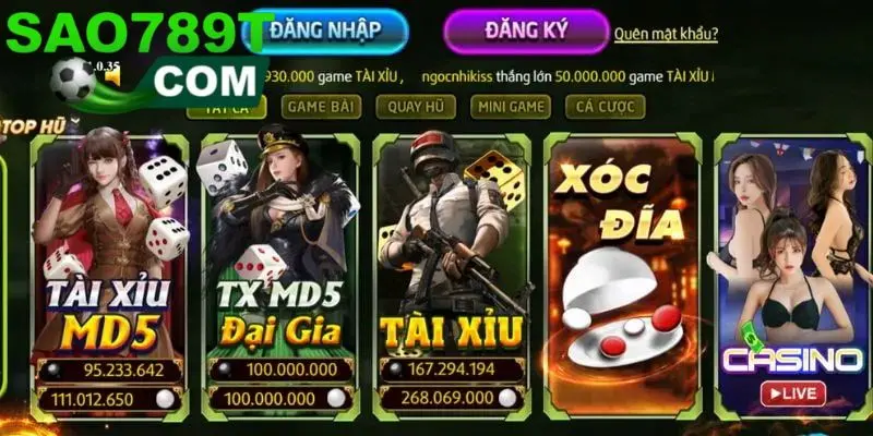 Anh em sẽ được tham gia vào một thế giới giải trí hấp dẫn khi đăng nhập vào Sao789 Anh em sẽ được tham gia vào một thế giới giải trí hấp dẫn khi đăng nhập vào Sao789