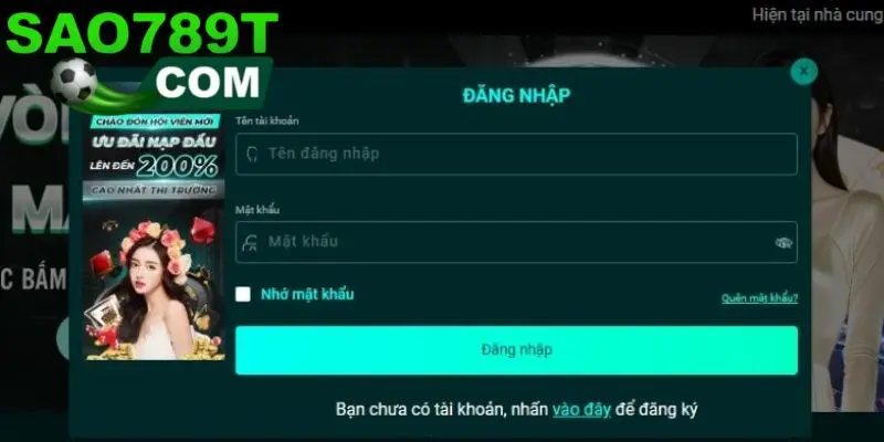 Hướng dẫn các bước đăng nhập Sao789 đơn giản và nhanh chóng Hướng dẫn các bước đăng nhập Sao789 đơn giản và nhanh chóng