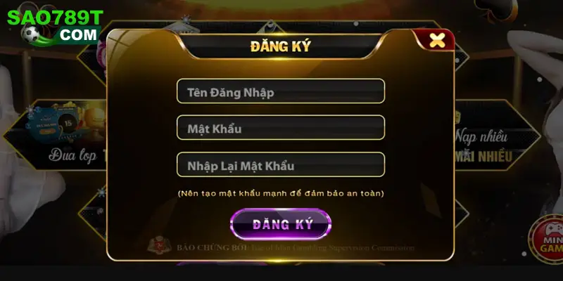 Thông tin đăng ký tài khoản game Sao789 phải chính xác Thông tin đăng ký tài khoản game Sao789 phải chính xác