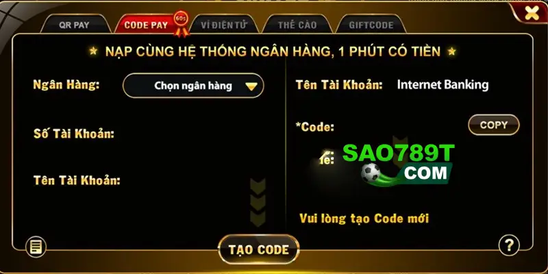 Sao789 hướng dẫn cụ thể thủ tục nạp rút tiền để người chơi dễ dàng giao dịch Sao789 hướng dẫn cụ thể thủ tục nạp rút tiền để người chơi dễ dàng giao dịch